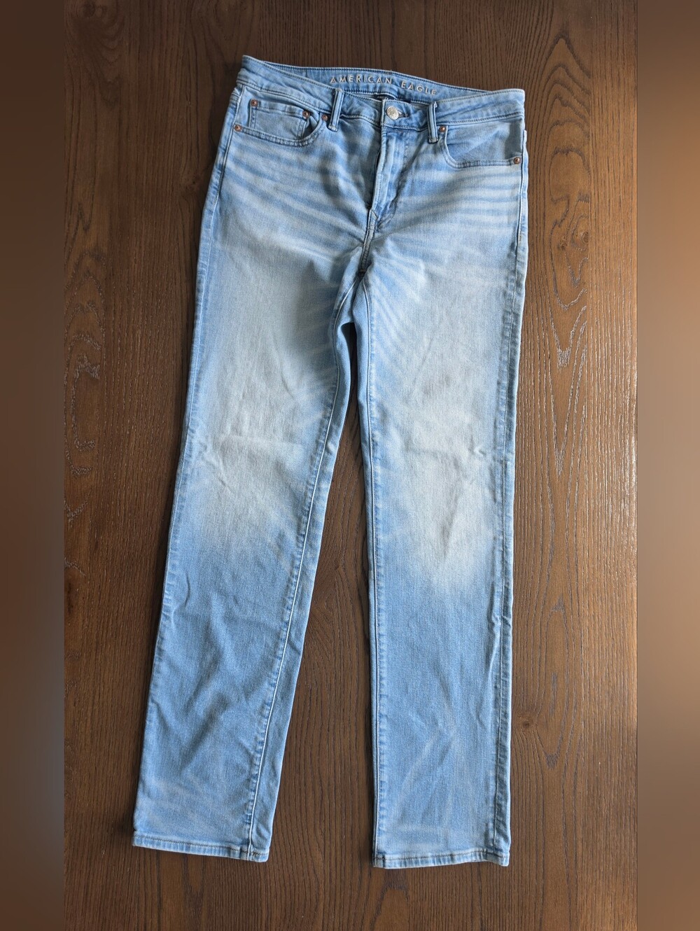 American Eagle Outfitters Light Blue Straight Fit Jeans